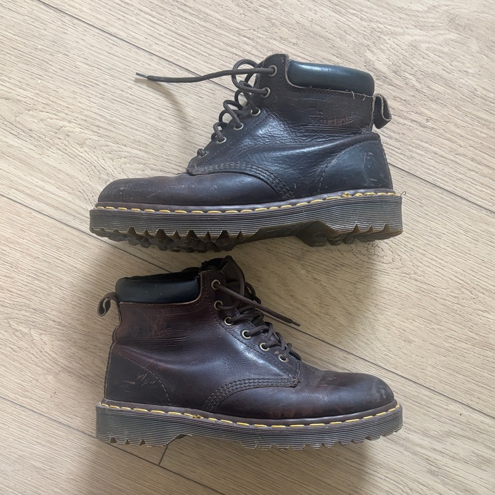 Dr. Martens 939 Dark Brown Leather Boots Made in England